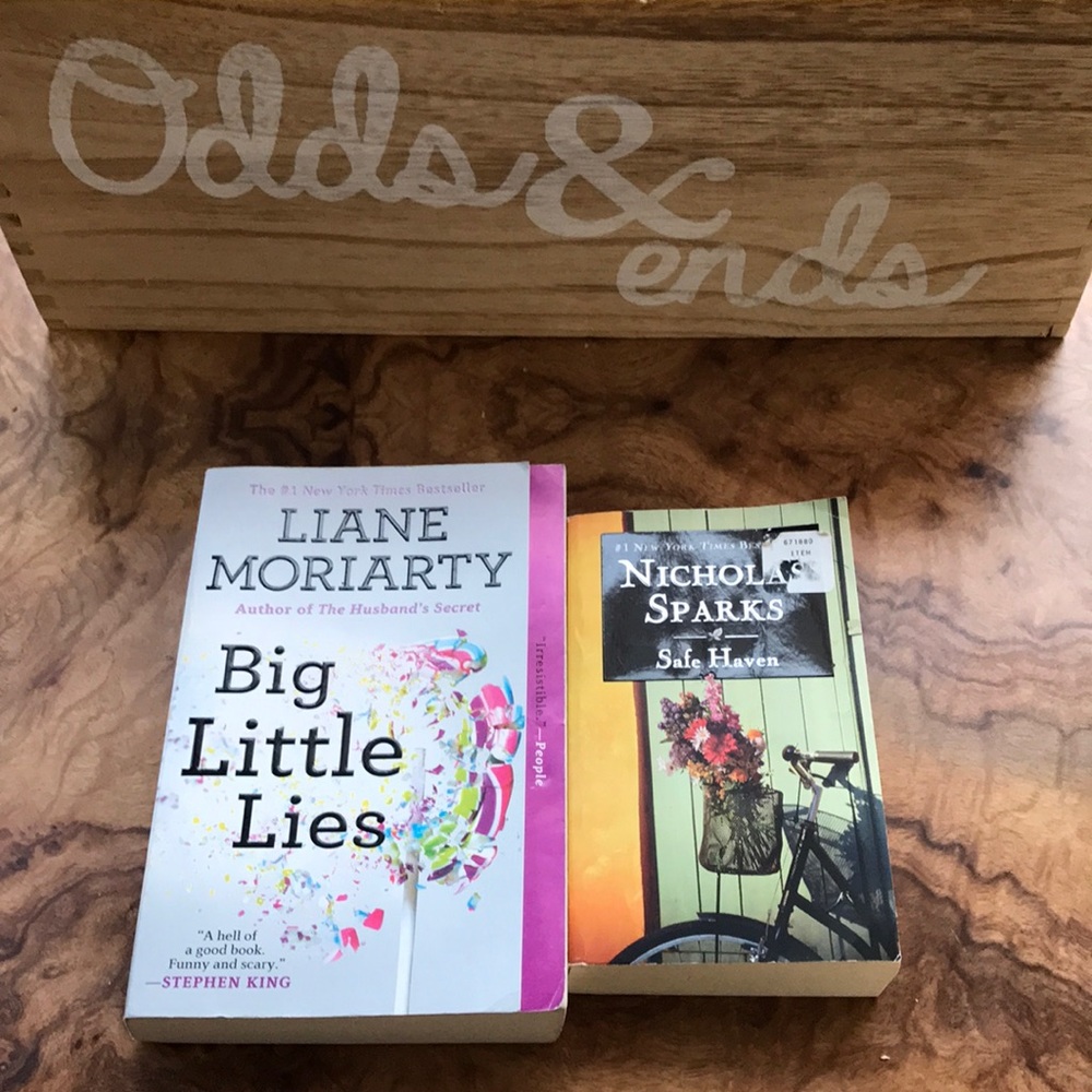 Lot of 2 Books: Big Little Lies & Safe Haven